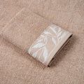 Combed Cotton Jacquard Towel - Beige