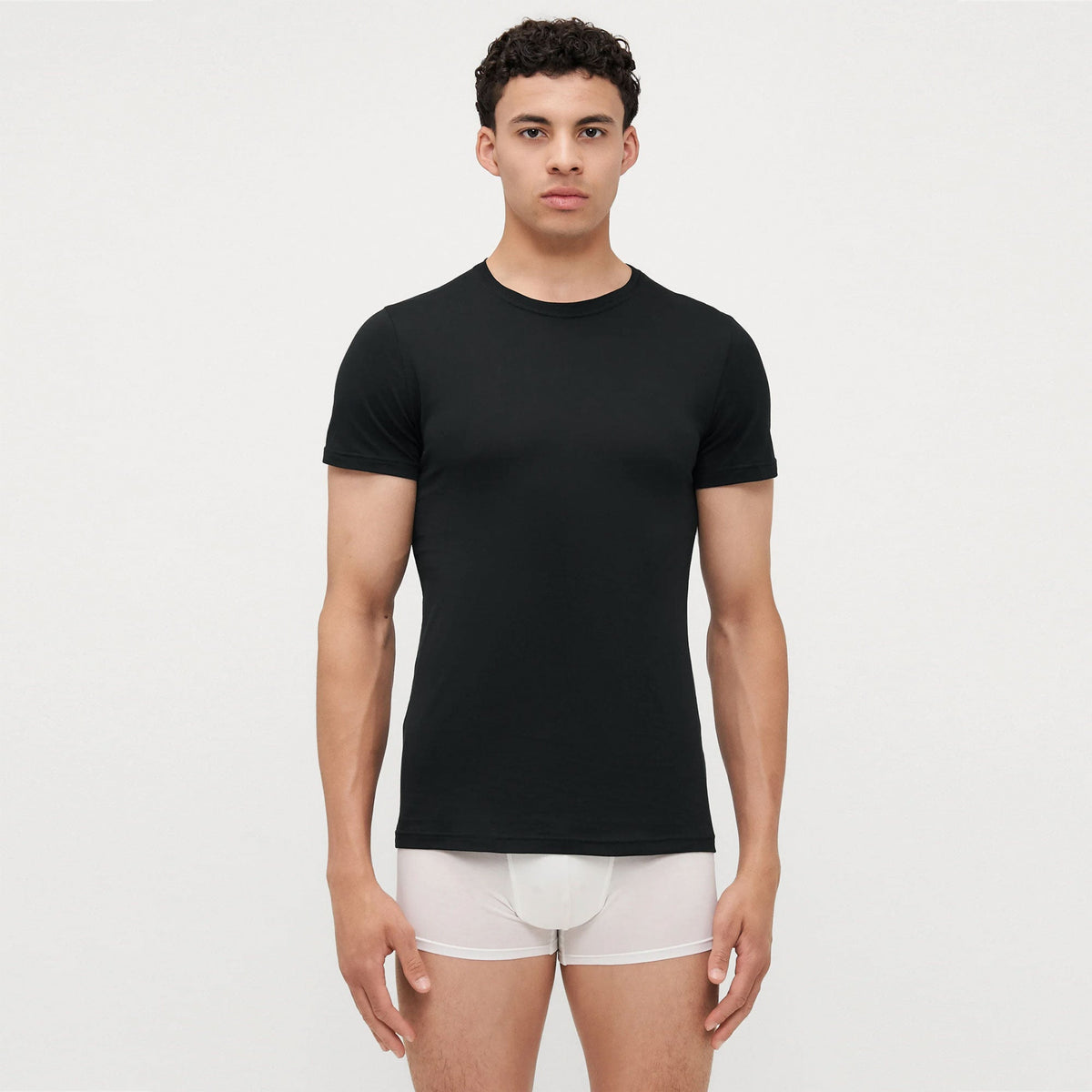 Yorker Men’s Crew Neck Undershirt 100% Cotton - Pack of 2