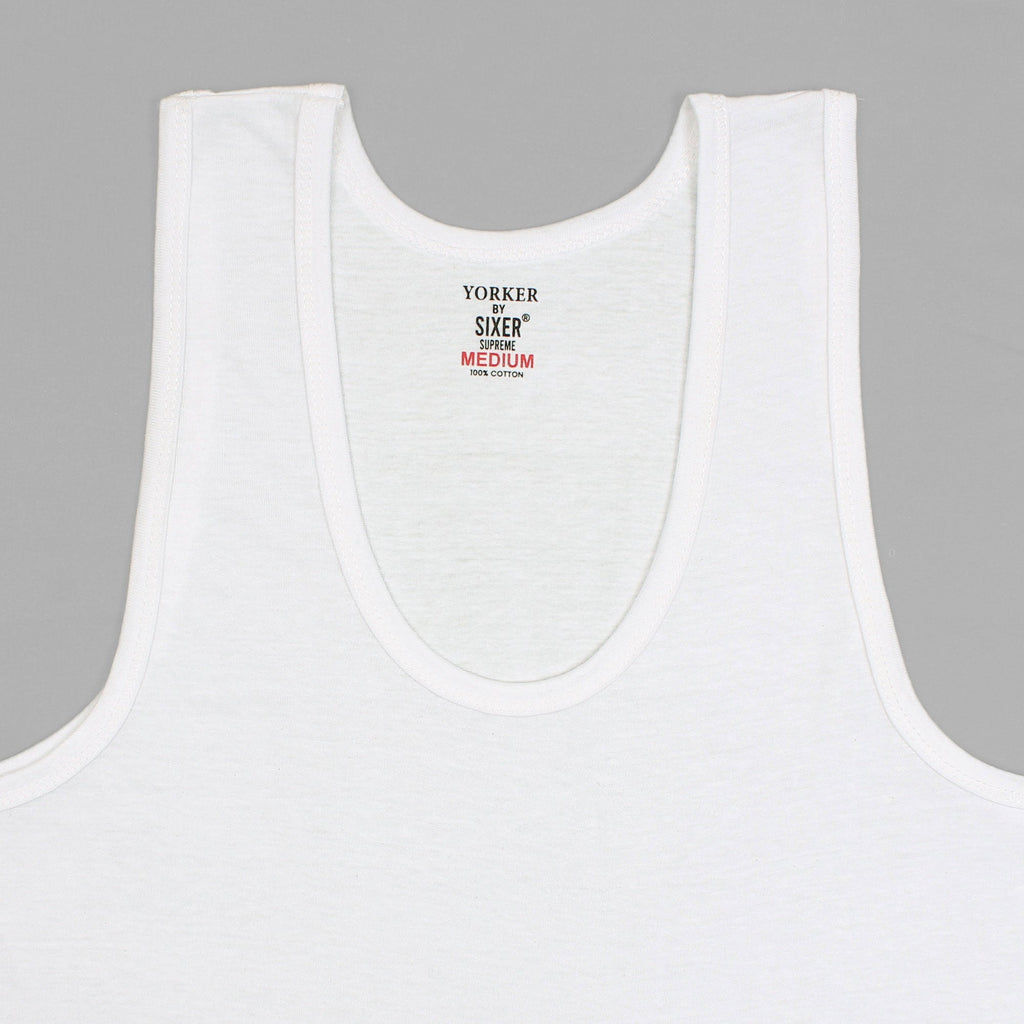 Yorker Men's Vest Sleeve Less 100% Cotton