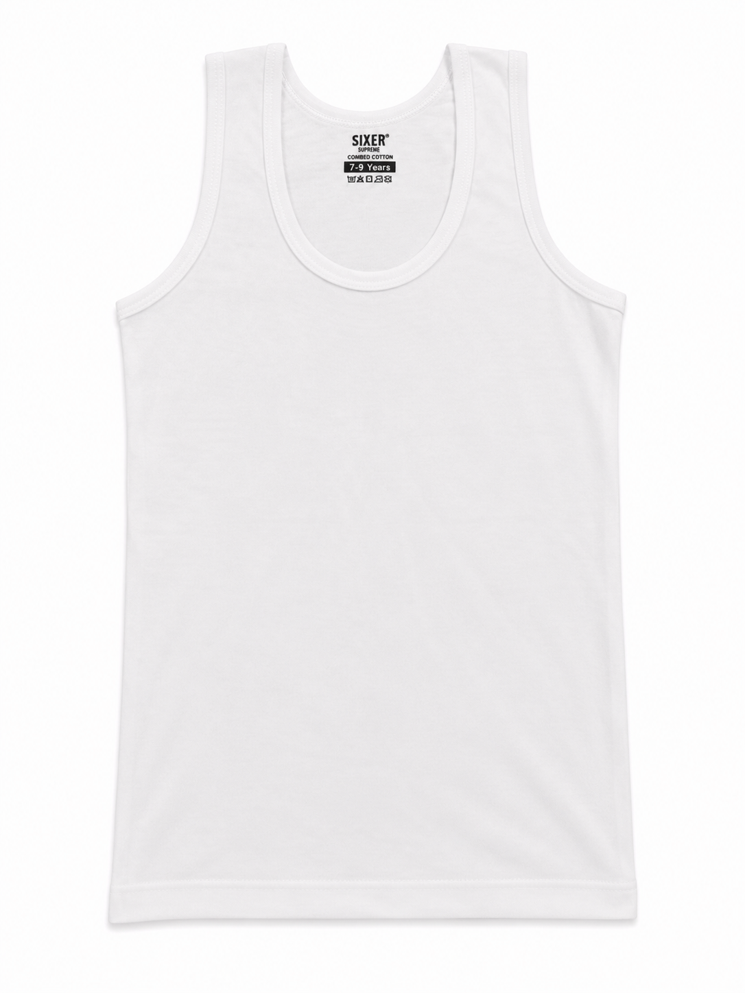 SixerSupreme Boys Premium Vests Pack of 3