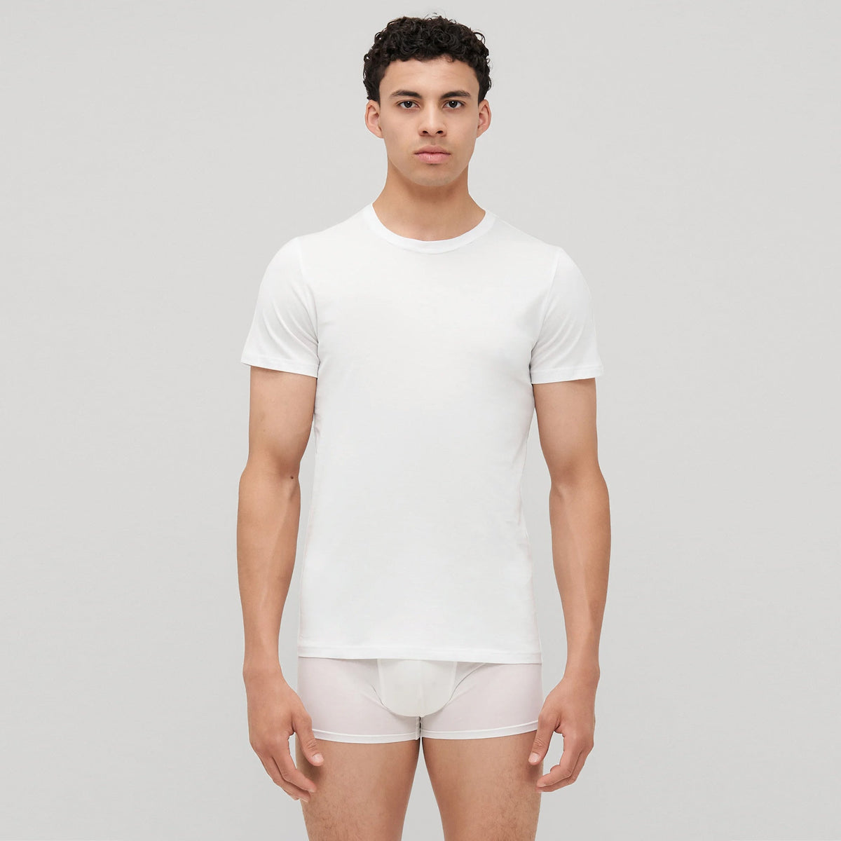 Yorker Men’s Crew Neck Undershirt 100% Cotton - Pack of 2