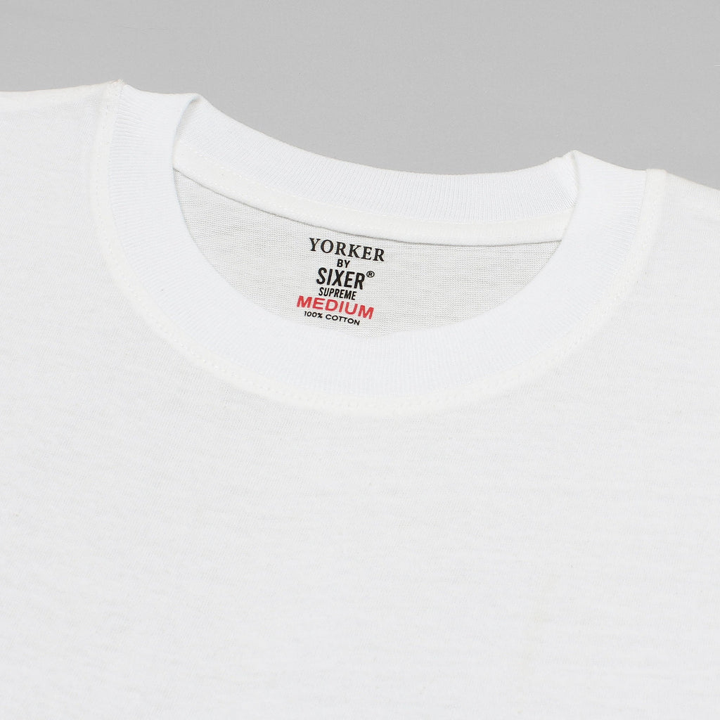 Yorker Men’s Crew Neck Undershirt 100% Cotton - Pack of 2