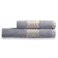 Combed Cotton Grey Towel Pack Of 2 & 4