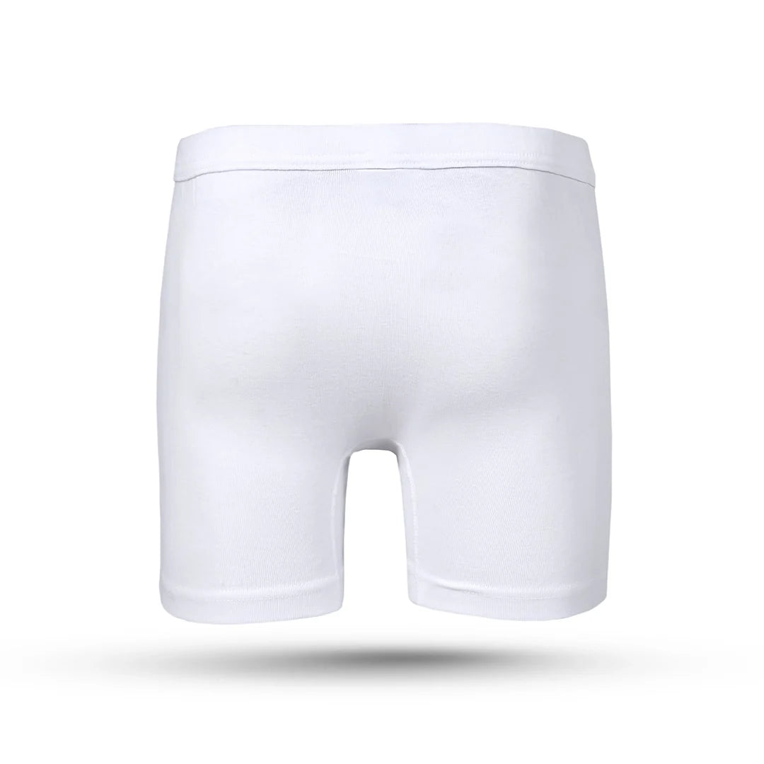 Sixer Supreme Men's Boxer Briefs White - Pack of 3