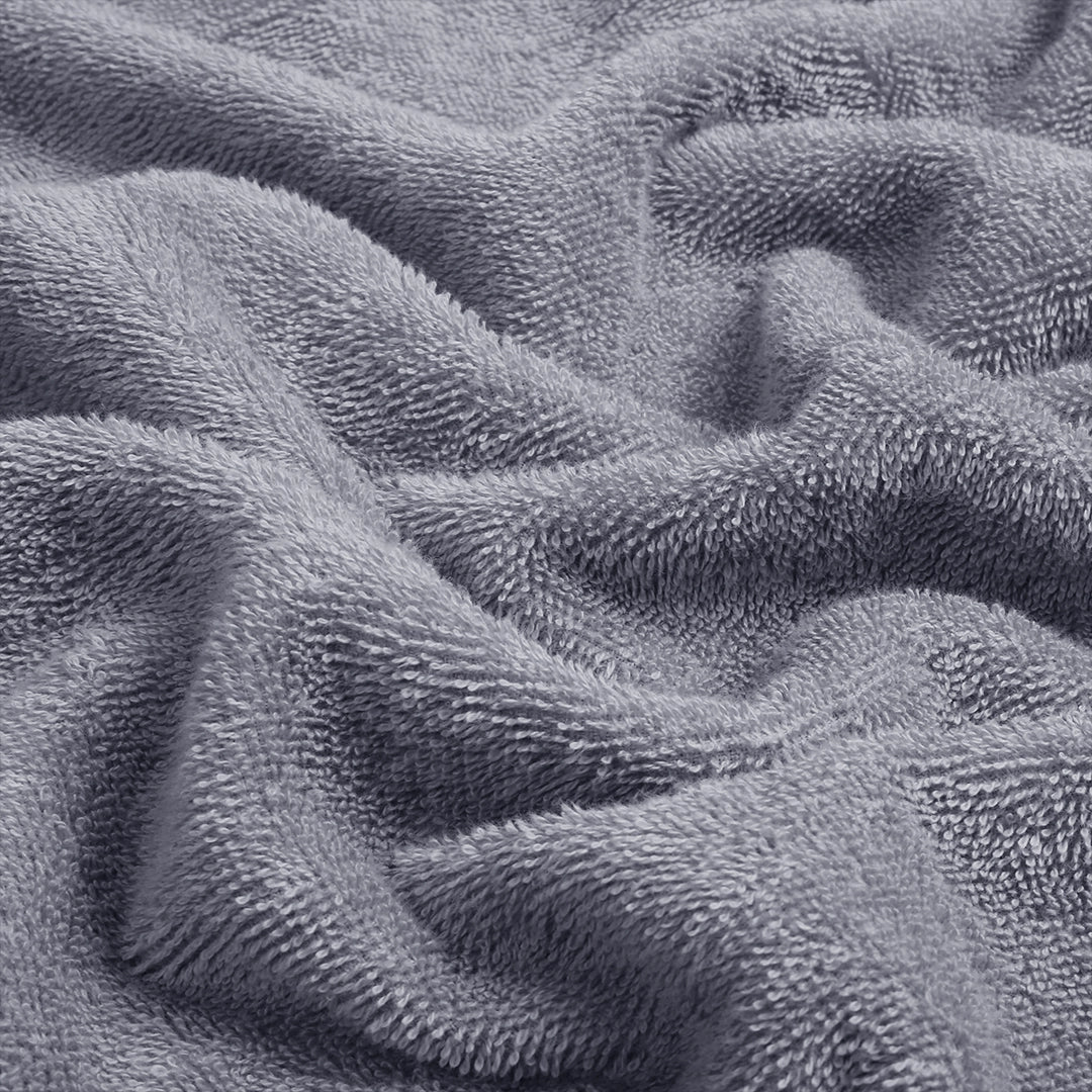 Combed Cotton Grey Towel Pack Of 2 & 4