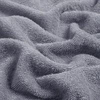 Combed Cotton Striped Towel - Grey