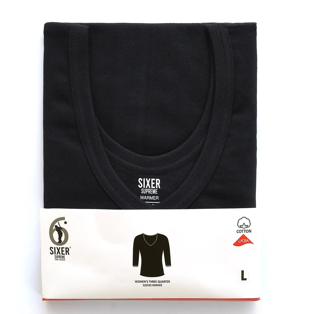 Women 3/4 Sleeves Warmer-Black