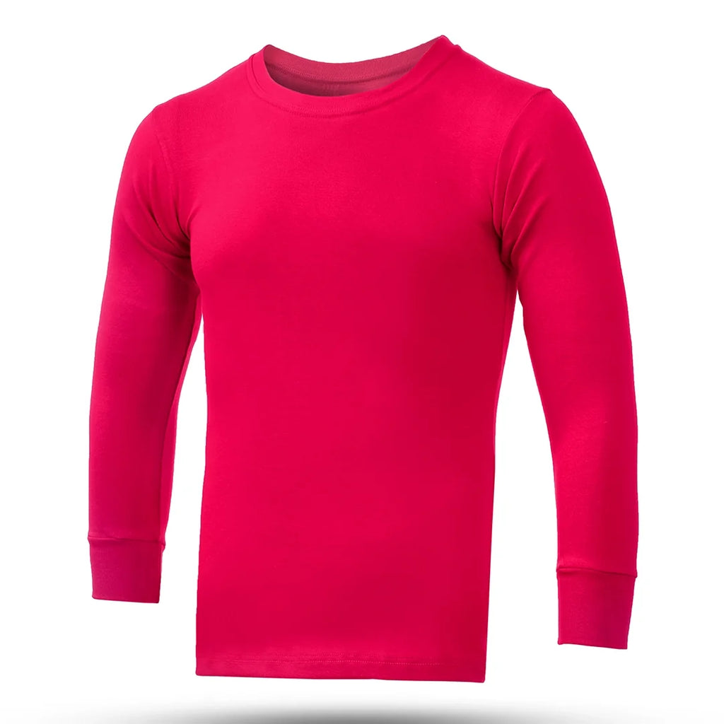 Kids Round Neck - Red