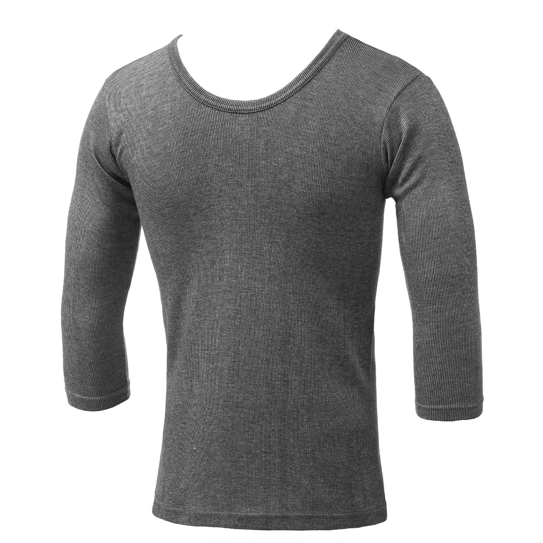 Women 3/4 Sleeves Woollen Thermal - Grey