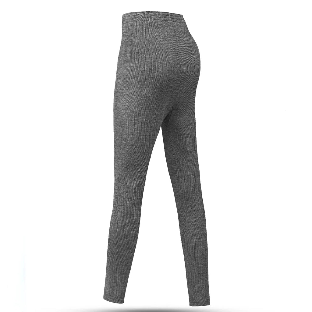 Women Full Drawer Woollen Thermal - Grey