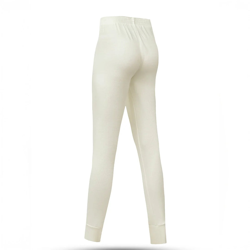 Men's Full Drawer Woollen Thermal - Off White