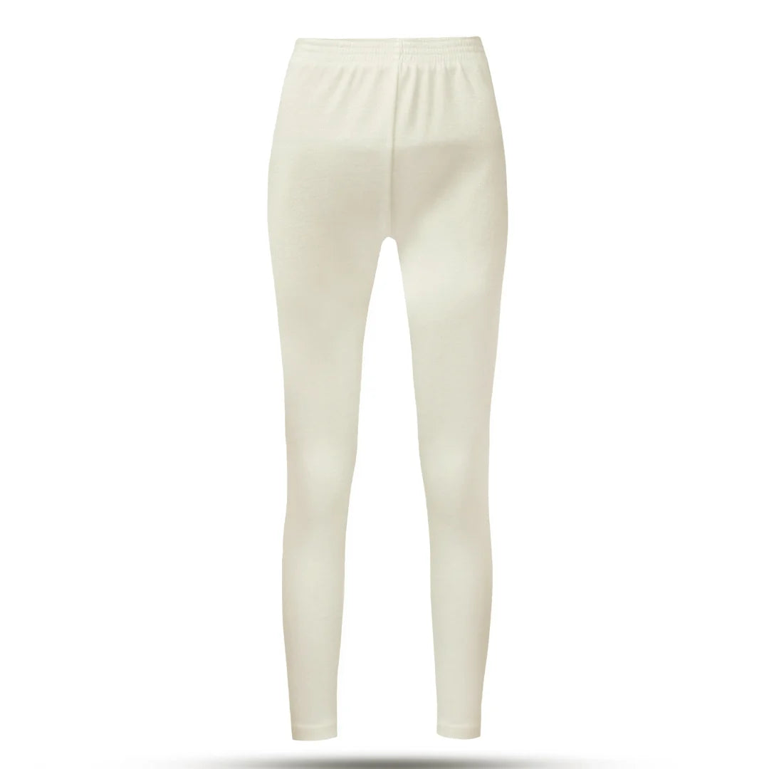 Women Full Drawer Woollen Thermal - Off White