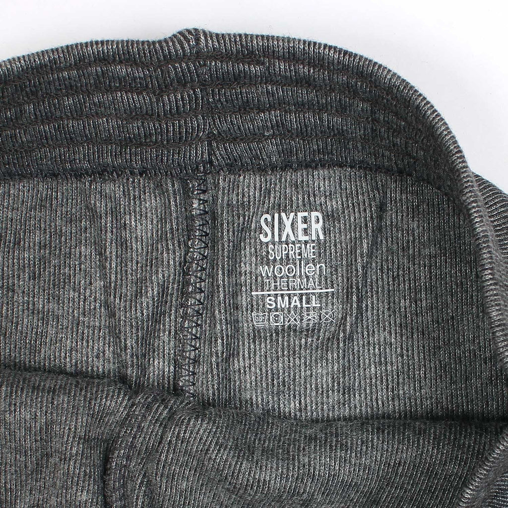 Women 3/4 Sleeves Woollen Thermal 2 Pc Set - Grey