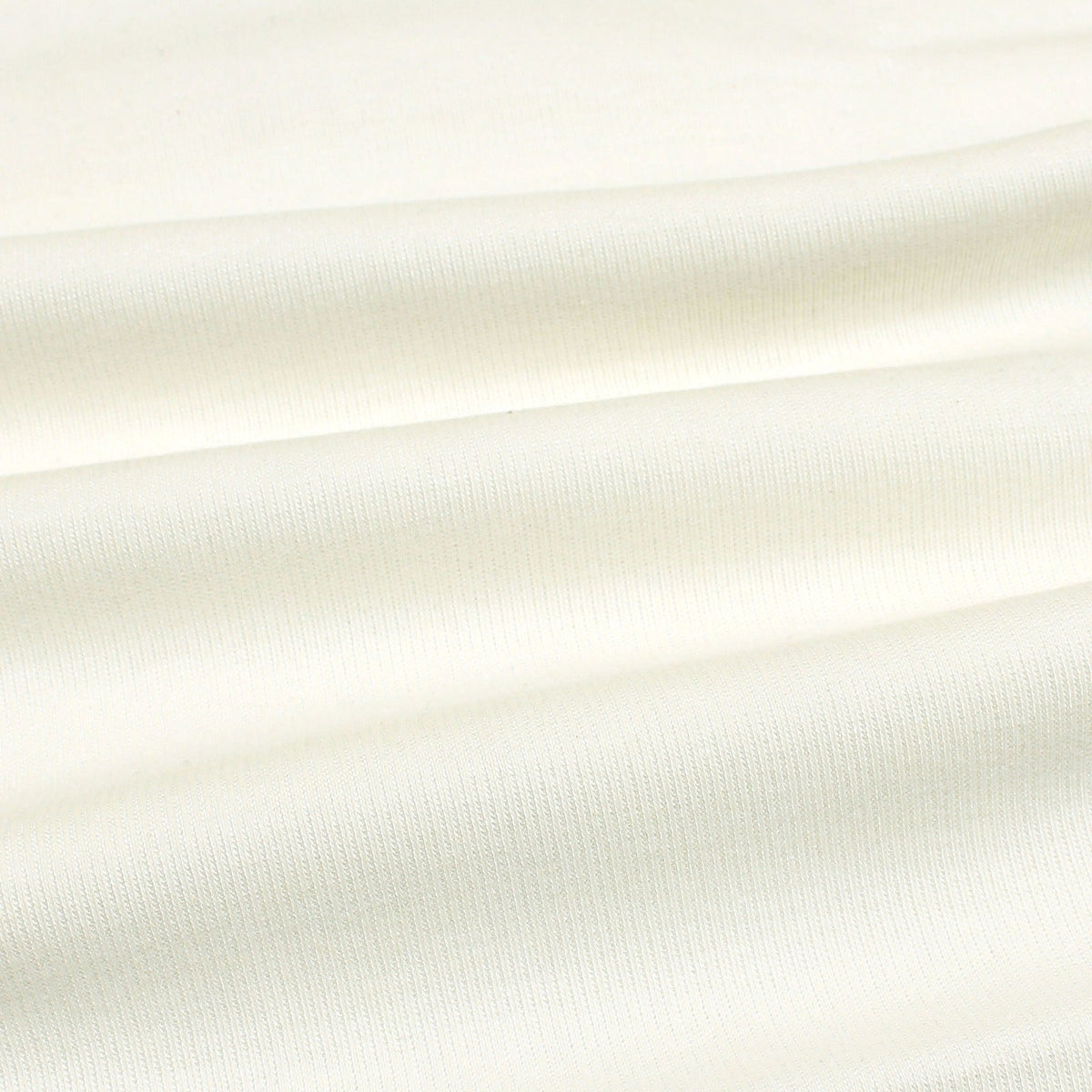 Men's Long Sleeves Woollen Thermal 2 Pc Set -Off White