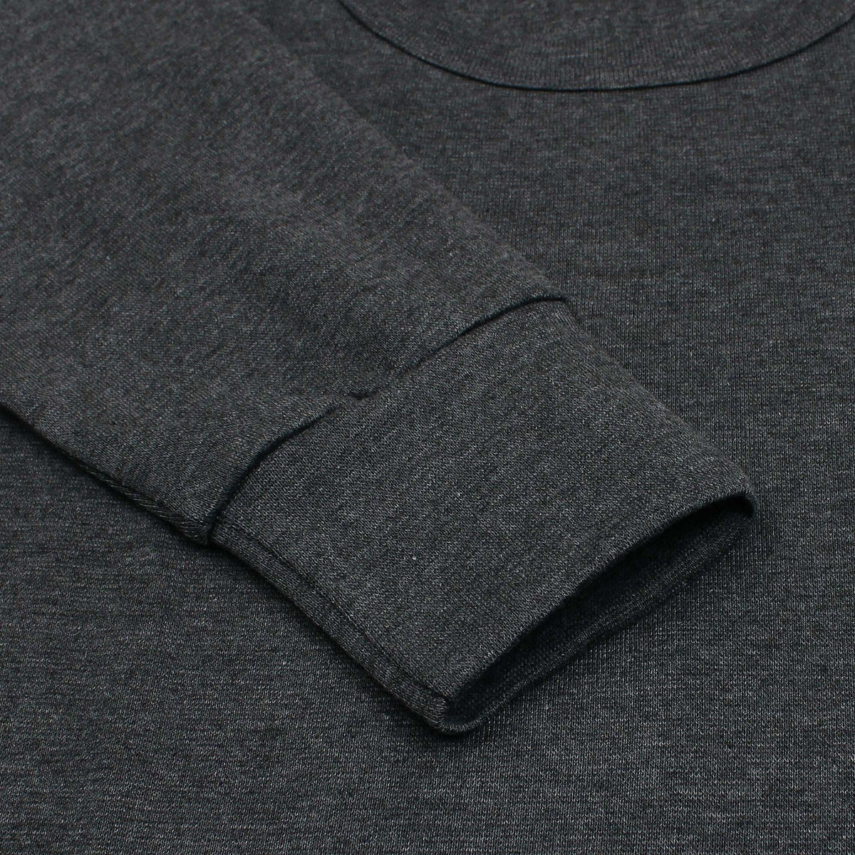 Men's Long Sleeves Warmer 2 Pc Set-Dark Grey