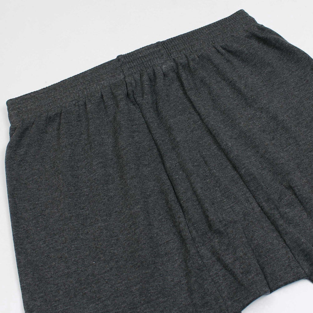 Men's Long Sleeves Warmer 2 Pc Set-Dark Grey