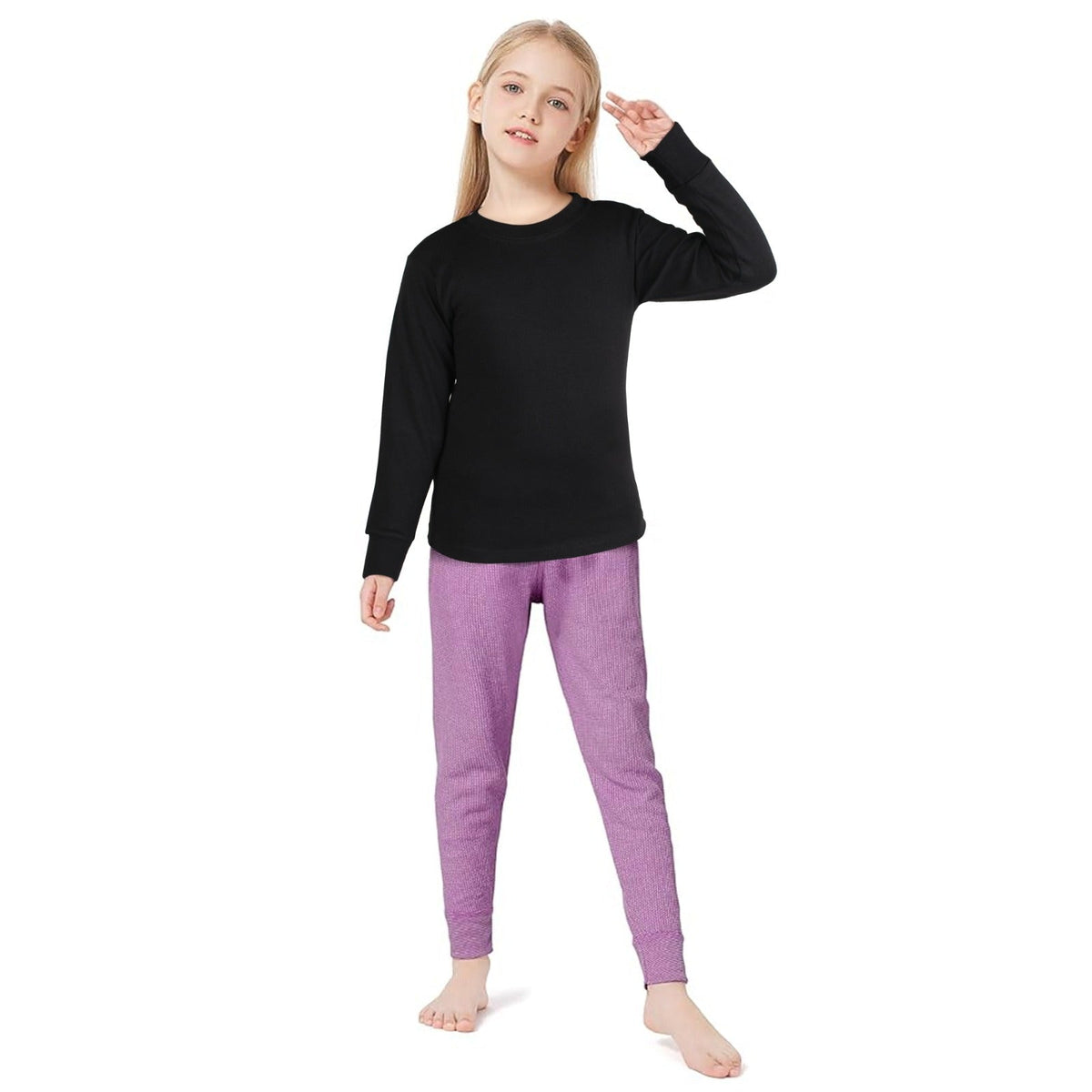 Kids Round Neck - Black
