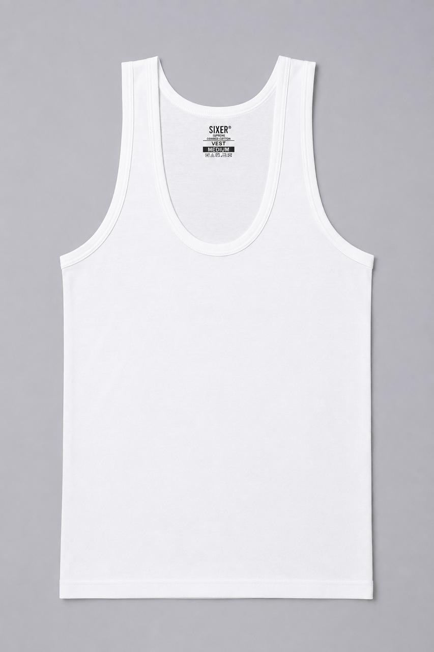 All-Rounder Essential Vests Sleeveless pack of 3