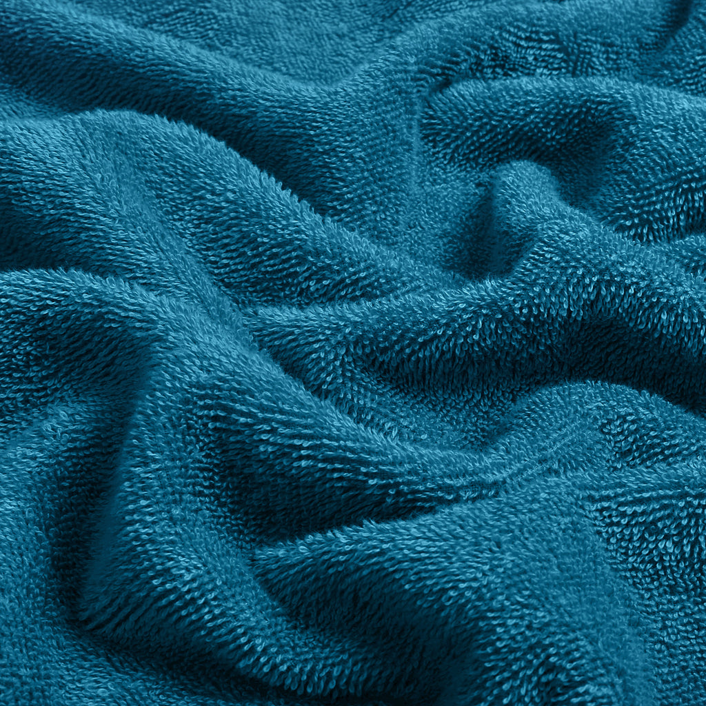 Combed Cotton Teal Towel Pack Of 2 & 4