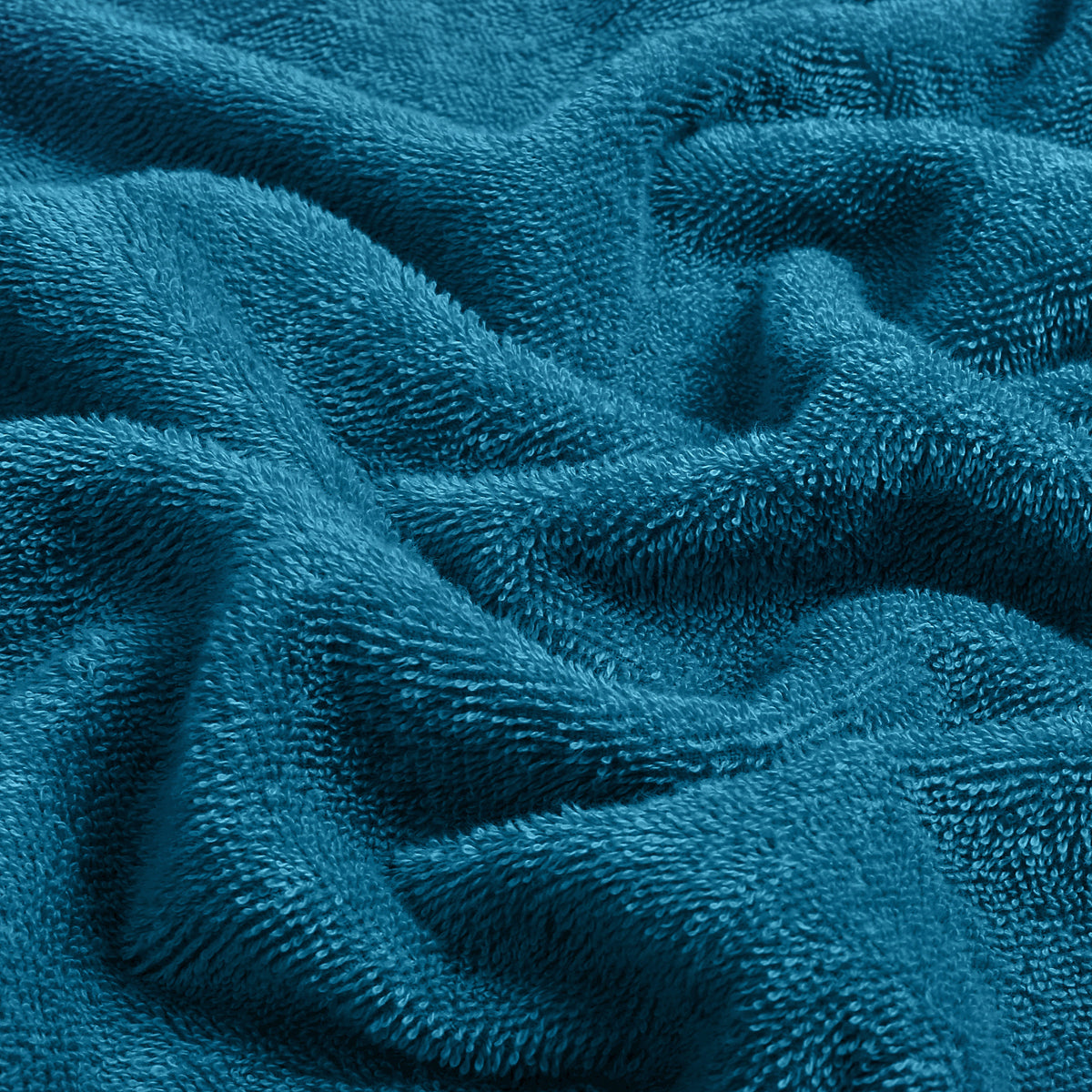 Combed Cotton Teal Towel Pack Of 2 & 4