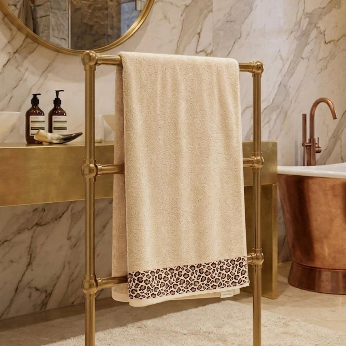 Leopard Luxe - Combed Cotton Premium Towel